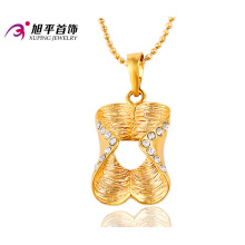 32387 xuping горячей продажи красивых дам мода ювелирные изделия 18k позолоченный горный хрусталь камень ожерелье для женщин